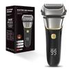 New Digital Display Rechargeable Electric Shaver for Men, USB Charging, Built-in Trimmer, Wet Dry Use, Washable Foil Shaver
