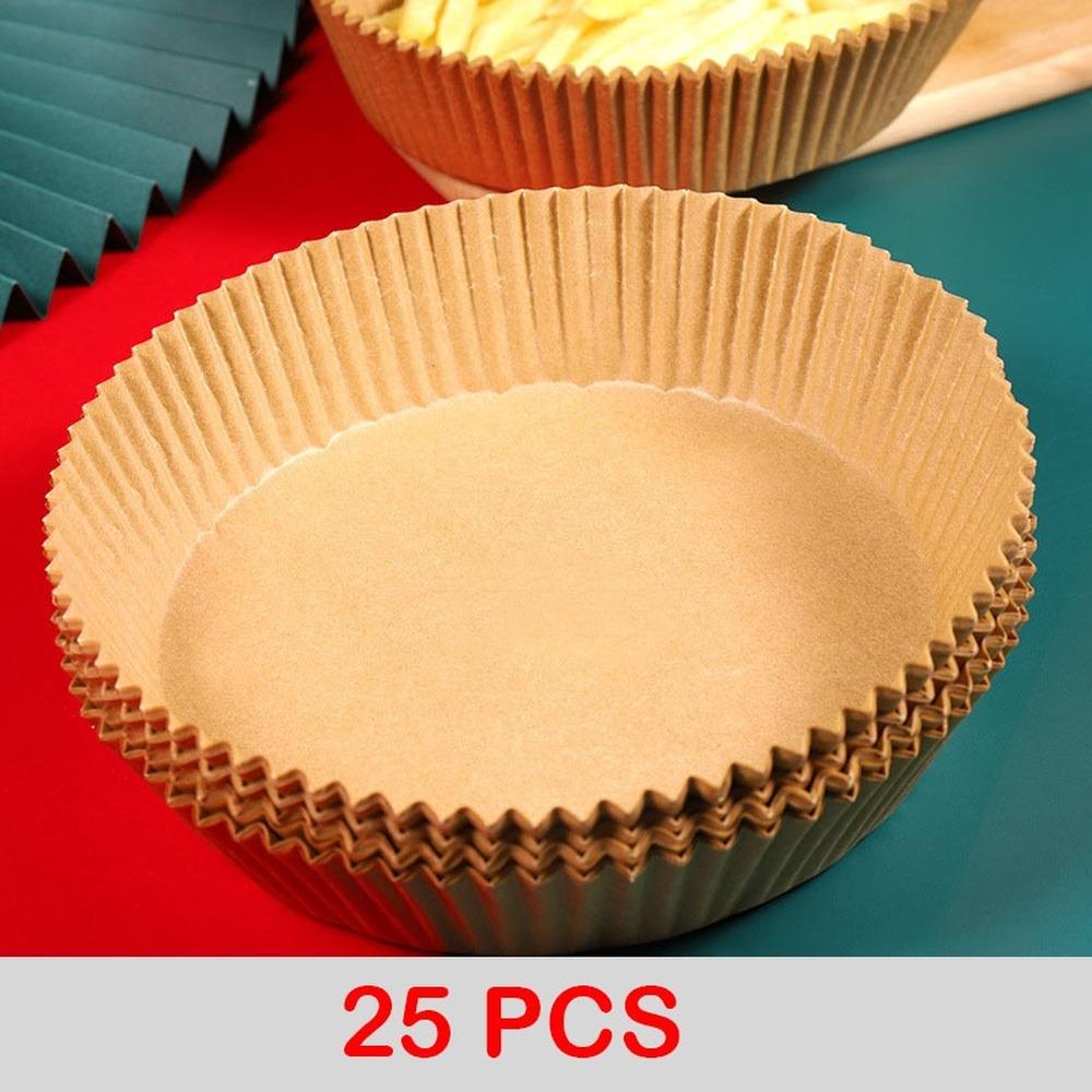 Air Fryer Disposable Paper  For Air Fryer Cheesecake Air Fryer Accessories Parchment Wood Pulp Steamer Baking Paper