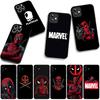 Super Hero Marvel Deadpool Superhero Cover Phone Case for Xiaomi Redmi Note 14 12 13 ProPlus A4 A3 Pro Plus 12C 13C 14C 5G