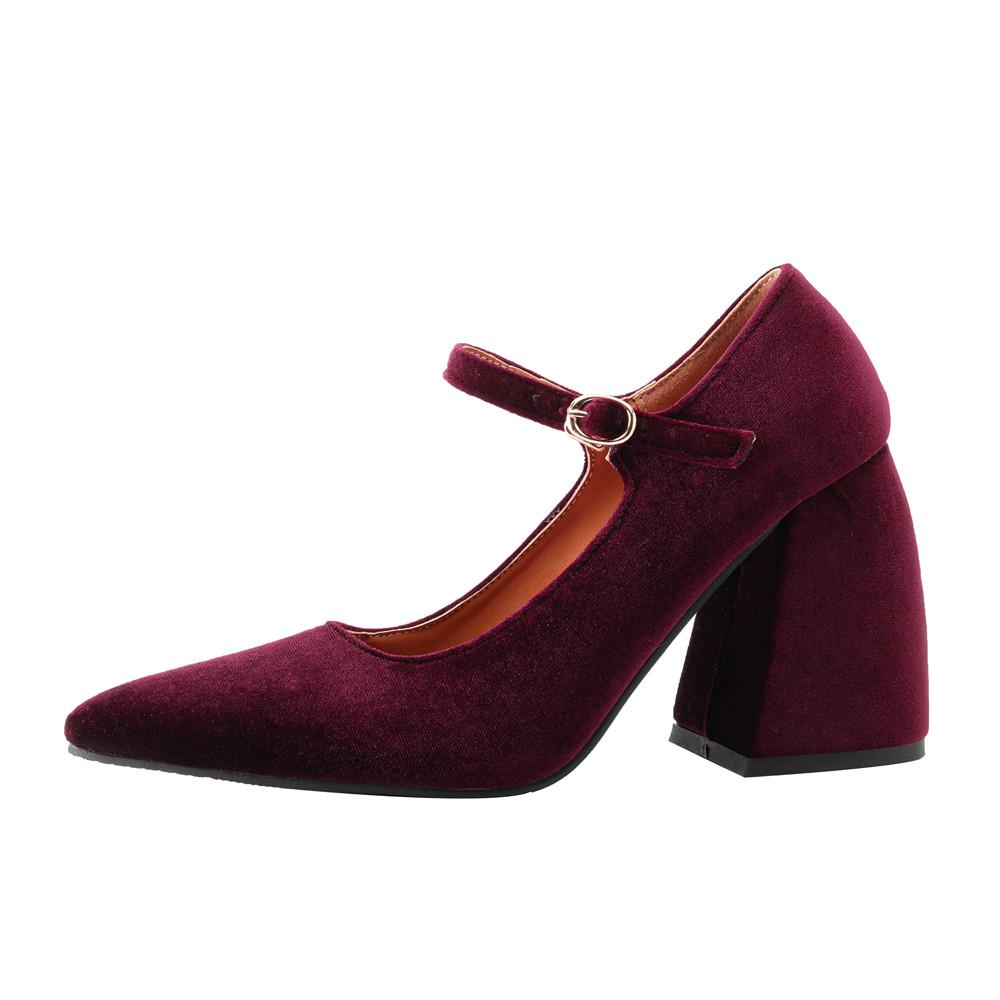 

Fashion Women s Mary Janes Shoes 2025 New High Heels Pumps Female Elegant Green Red Party Dance Wedding Shoes Large Size Footwear 34 вино красного