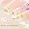 Girls' Pure Cotton Underwear for Toddlers and Older Kids - All Cotton Crotch, No Wedgies, Triangle Style