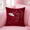 Retro Fashion romantic Cupid Love Cushion Cover Pillow Case Soft Skin Friendly Fabric  Concealed Zipper