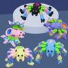 10pcs/set Transformable Chain Mechanical Chain Fidgets Toy Fidget Spinner Toys  Fingertip Toys