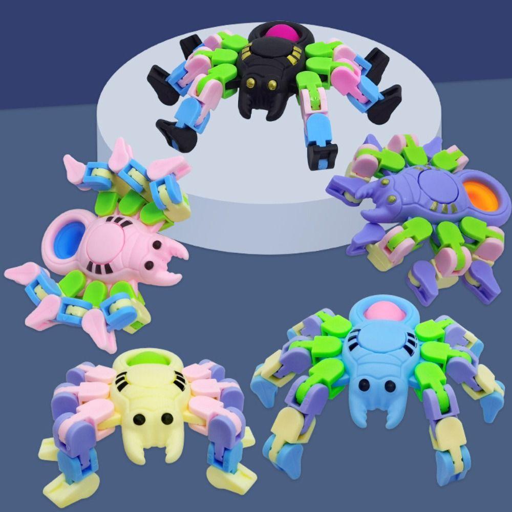 10pcs/set Transformable Chain Mechanical Chain Fidgets Toy Fidget Spinner Toys  Fingertip Toys