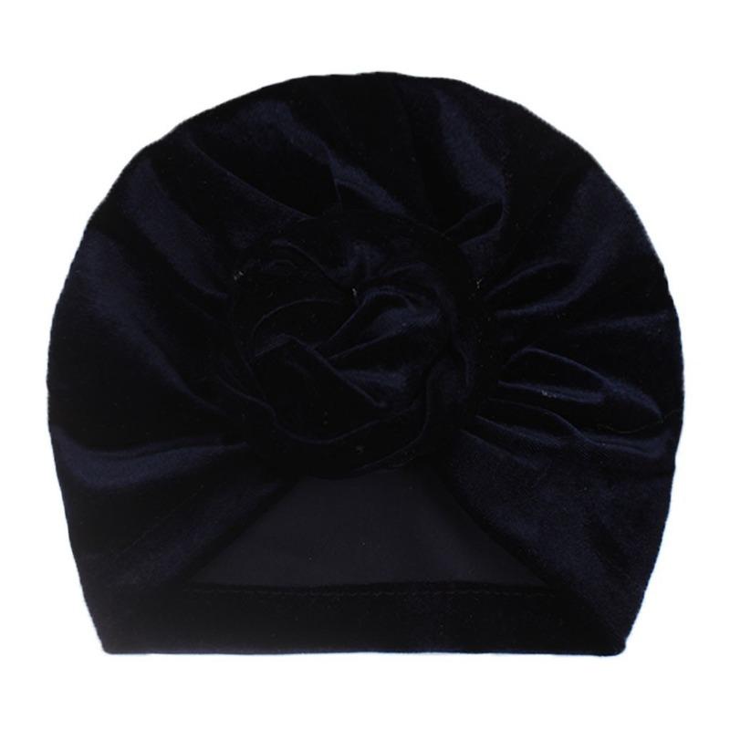New children's hat 11-color golden velvet warm spring, autumn and winter baby tire cap, soft baby tire cap