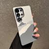 For Magsafe For Samsung S26 S25 S24 Ultra Plus Carbon Fiber Texture Phone Case Wireless Charge Alloy Lens Hard PC Points Cover