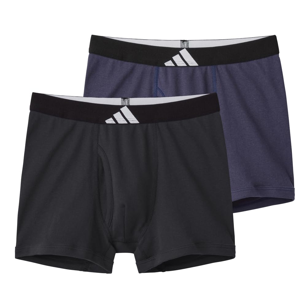 Adidas Boxer Velikost 9A Chlapecké 2-balení Slipy s otevřeným předním dílem, 100% bavlna,