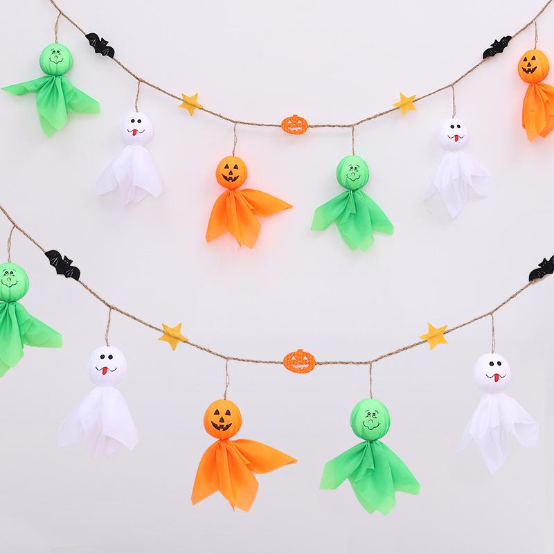 Halloween Scary Pendant Bunting Decorations for Shops, Schools, Bars, and KTV