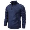 Herren 2025 Herbst/Winter Halb-Reißverschluss Freizeit Pullover Pullover mit Samtstrick