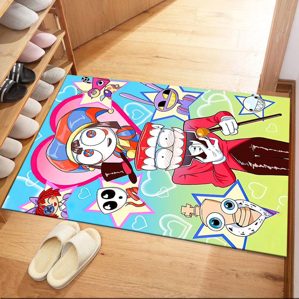 I tappeti quadrati The Amazing Digital Circus sono un'ottima scelta per soggiorni, camere da letto, decorazioni per la casa e come regali.