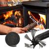 2M Fireplace Sealing Rope 6/8/10/12mm Gasket Cord Stove Door Fireplace Cord High Temperature Woodburner Sealing Rope Replacement