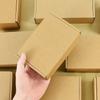 5Pcs Multi Size Brown Kraft Paper Gift Box Christmas Cookies Candy Packaging Box Wedding Gifts For Guest Handmade Soap Wrapping