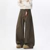 Overalls American Retro Men's and Women's Genderless Wear Deconstruction Design Loose Wide-leg Pants Ins Mopping Scimitar Pants