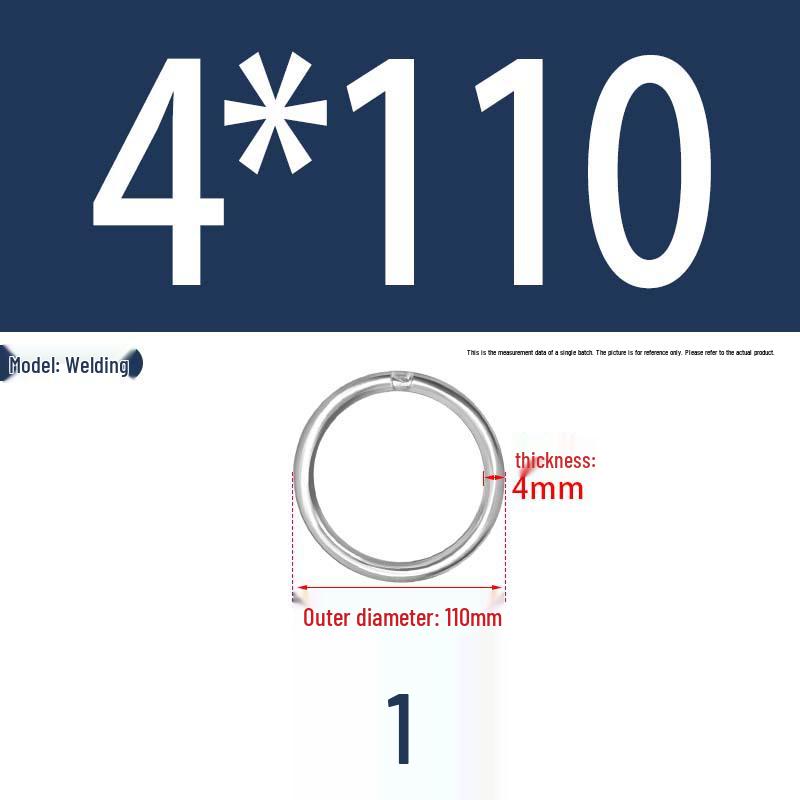 304 Stainless Steel Seamless O-Ring for Lifting and Hammock Yoga Connection