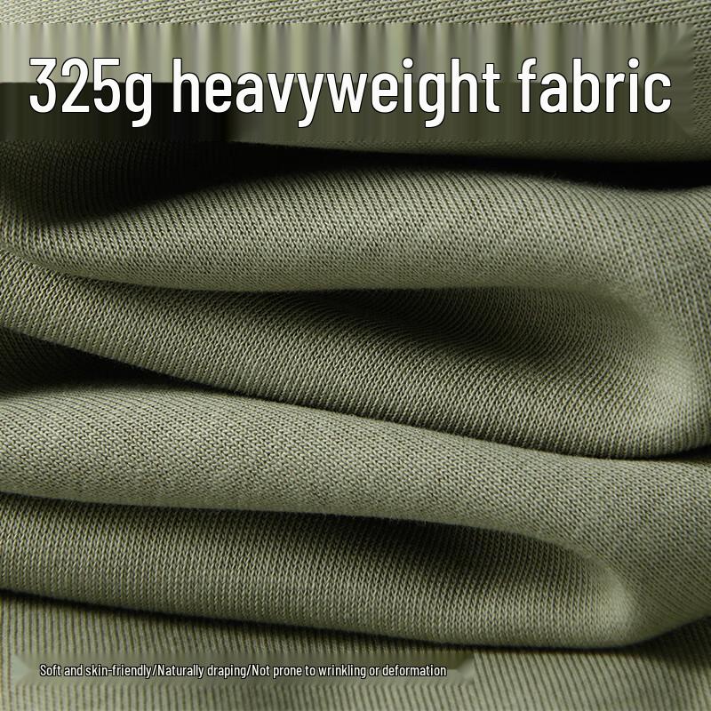 MINISO Men's American College Style Heavyweight Crew Neck Pullover Sweatshirt