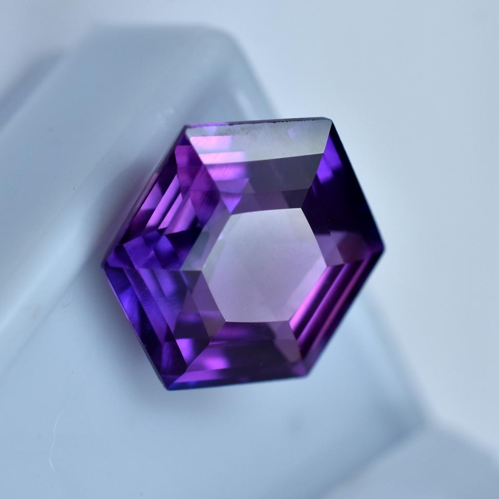 Natural Purple Tanzanite Loose Gemstone 8.80 ct Flawless Fancy Cut for Jewelry Making and Crafts