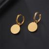 My Shape Lovely Flower Hoop Earrings for Women Gifts Stainless Steel Heart Sun Maple Leaves Earrings Fashion Jewelry Wholesale