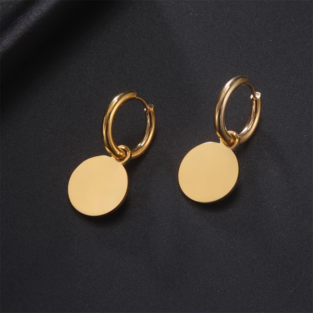 My Shape Lovely Flower Hoop Earrings for Women Gifts Stainless Steel Heart Sun Maple Leaves Earrings Fashion Jewelry Wholesale