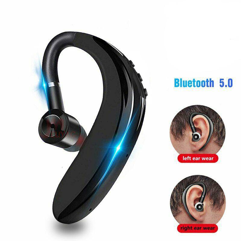 S109 Wireless Bluetooth Universal Hook Earphone Sports Business Single Ear Handsfree Headphones With Mic Smartphone for Car Call