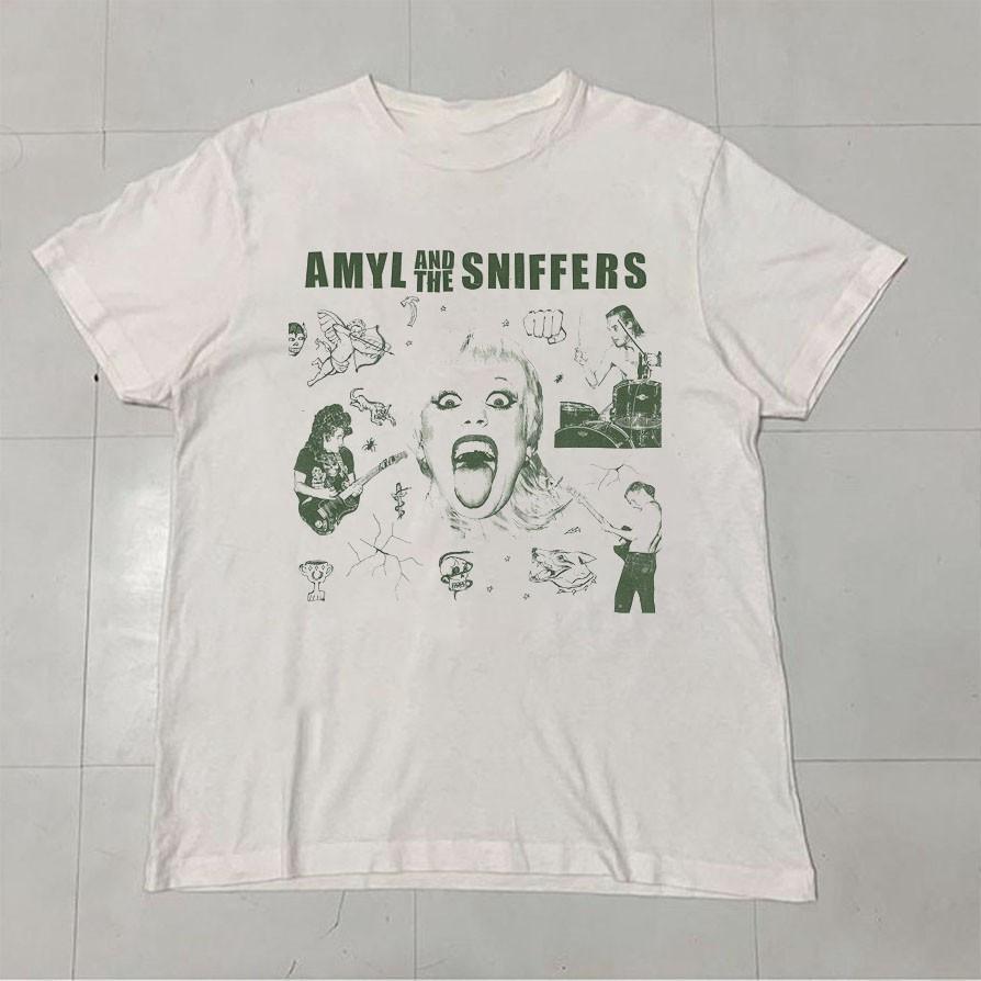 Новая футболка унисекс Amyl And The Sniffers для фанатов, все размеры, SS35 S