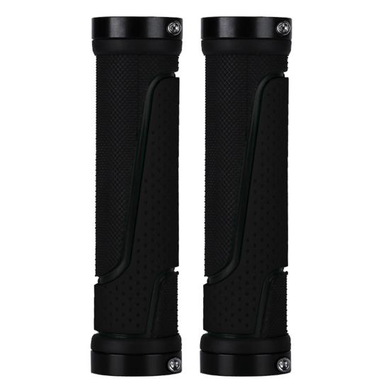 2Pcs/Set Bike Handle Grips Anti-slip Easy To Install Lightweight Shock-absorption Road Bike Handlebar Cover for Mountain Bike