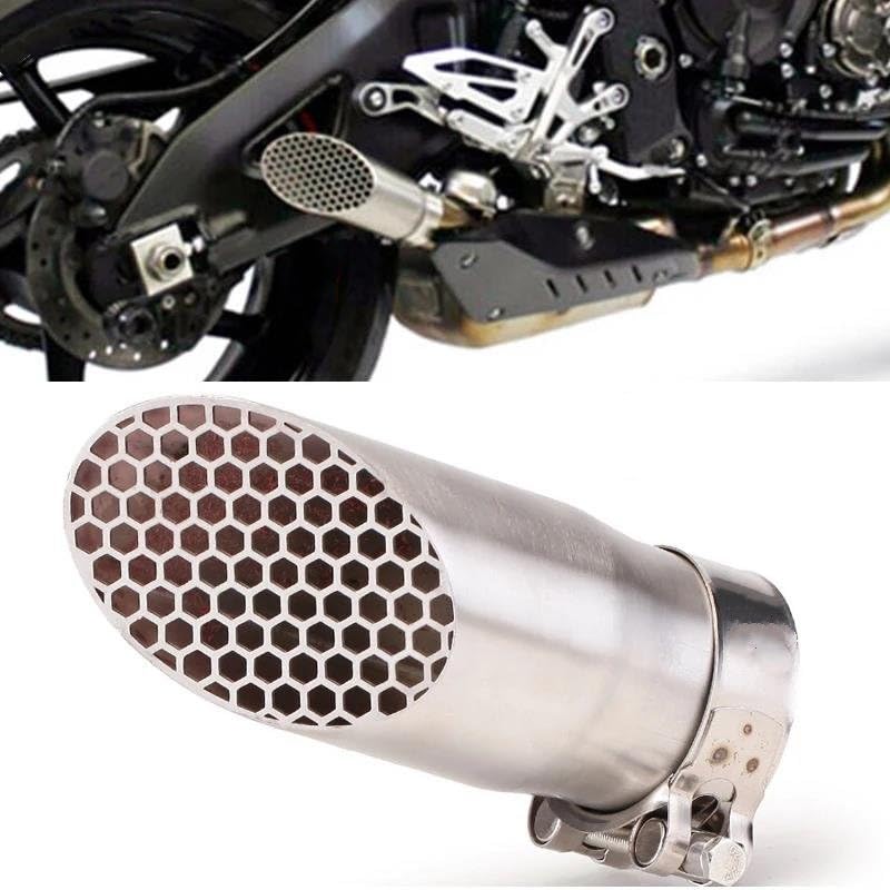 Muffler Silencer Motorcycle Exhaust Pipe System for Yamaha YZF R1 MT-10 MT10 FZ-10 2015 2016 2017-2022 Improved Stainless Steel Muffler