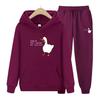 Peace Was Never An Option Two Piece Set  Printing Men Womens Hoodies Tracksuits Jogger Pants Thick Warm Clothes Men