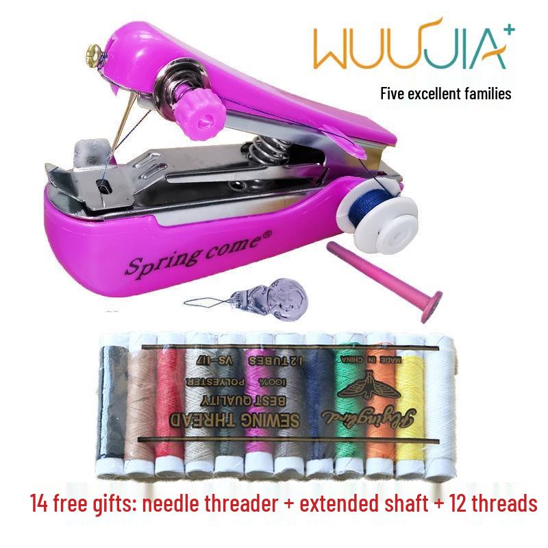 Portable Automatic Serger: Compact, Efficient Shoe Repair & Sealing Machine with Dual-Line Stitch for Home Use