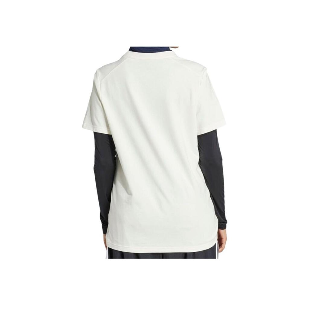 Adidas Sportswear Codes Doodle Surf Casual Round Neck Short Sleeve T-Shirt Women T-Shirts Han-Jade-White JX5330