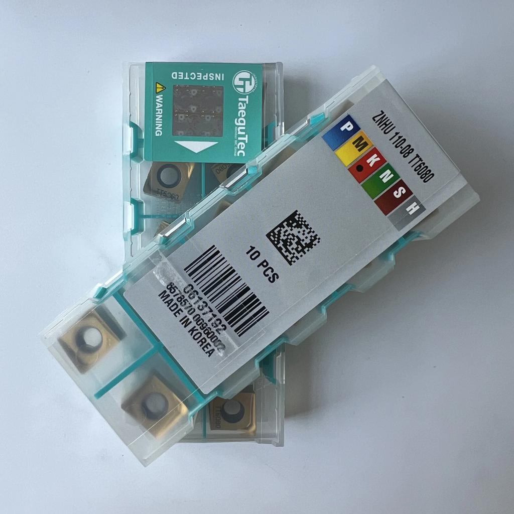 TaeguTec / ZNHU110-08 TT6080 / Original Carbide Blade 10 Pcs