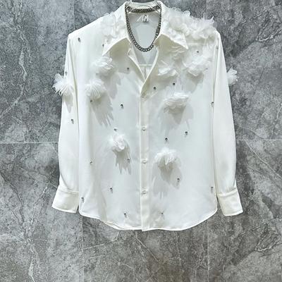 Chemise à manches longues belle et à la mode 2025 Nouvelle Chemise ample décontractée tendance de marque Printemps Automne pour hommes