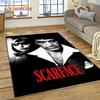 Tappeto Tappeto Movie 3D Printing Scarface Tony per Camera da Letto Soggiorno Casa Decorazione Divano, Tappetino Gioco Bambini Grande Decorazione Pavimento Regalo