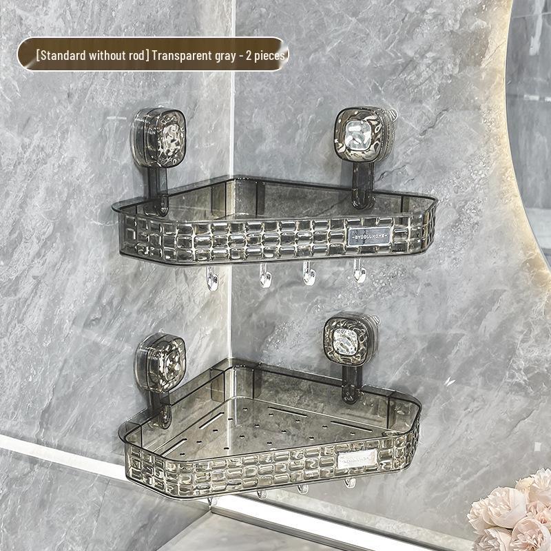 

Полка для хранения в душе и ванной на присосках, без сверления