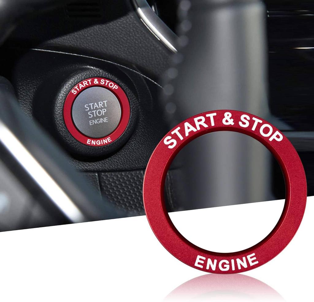 Toyota / Daihatsu / Daihatsu Compatible Engine Start Starter Ring, Aluminum Cover, Interior Decoration,