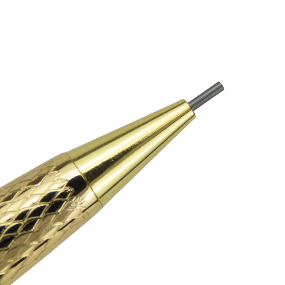 Used  Ballpoint pen GOLDEN CROWN Two-piece set metal gold mechanical pencil