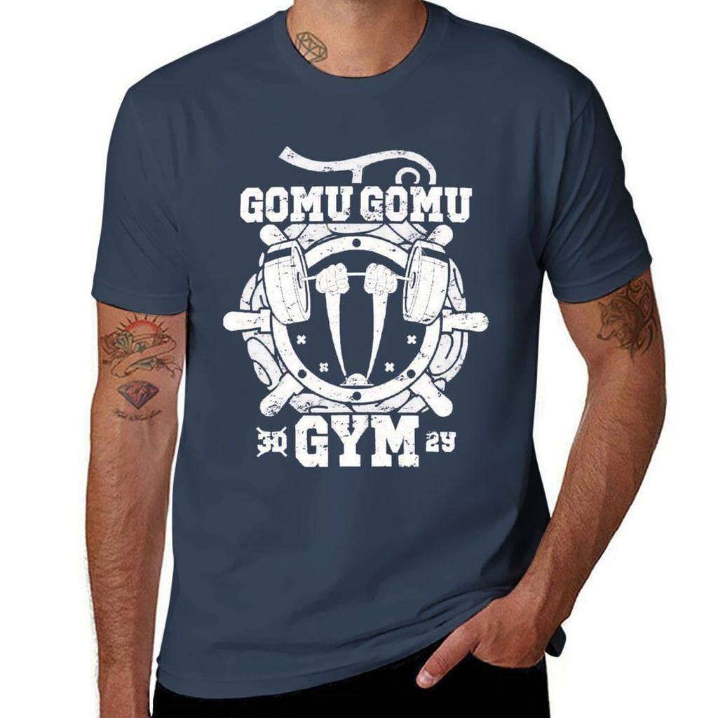 GOMU GOMU GYM TShirt Simple Casual Short Sleeve Cotton TShirt