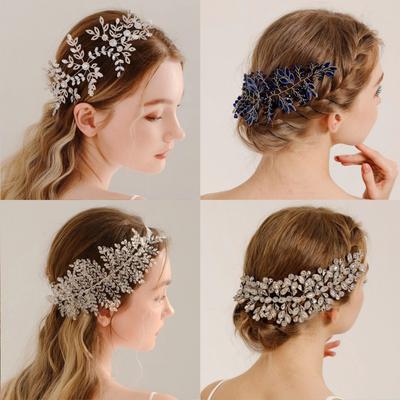 Bride Headwear High-end Luxury Heavy Handmade Crystal Hair Band Wedding Dress Banquet Accessories