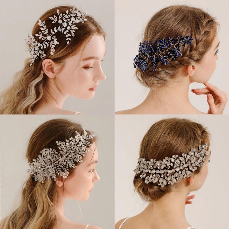 Bride Headwear High-end Luxury Heavy Handmade Crystal Hair Band Wedding Dress Banquet Accessories