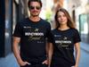 Personalizd Matching Couple Shirt for Mens and Shirt for women,Honeymoon Bound 25