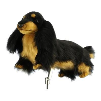 Hansa Miniature Dachshund Long Hair Plush Headcover for PT and Putter, BH8365