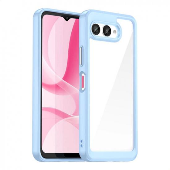 

Phone Case For T-mobile Revvl 8/t Phone 3 , Clear Transparent Phone Case Cover For T-mobile Revvl 8/t Phone 3 світло-синій колір