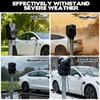 For EV Charger Dustproof Charger PU Waterproof Cover For Outdoor Protection Black PU Waterproof Charging Cover