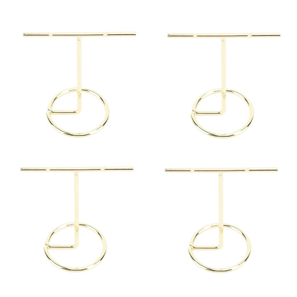 4pcs T Shaped rring Display Stand Jewellery Display Stand Photo Props T Shape Slotted Necklace Stand for Store Closet