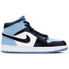 Jordan Air Jordan 1 All Star Leather Abrasion Resistant Mid top Vintage Basketball Shoes Unisex Blue Black White FZ2142-114(Team1291-)