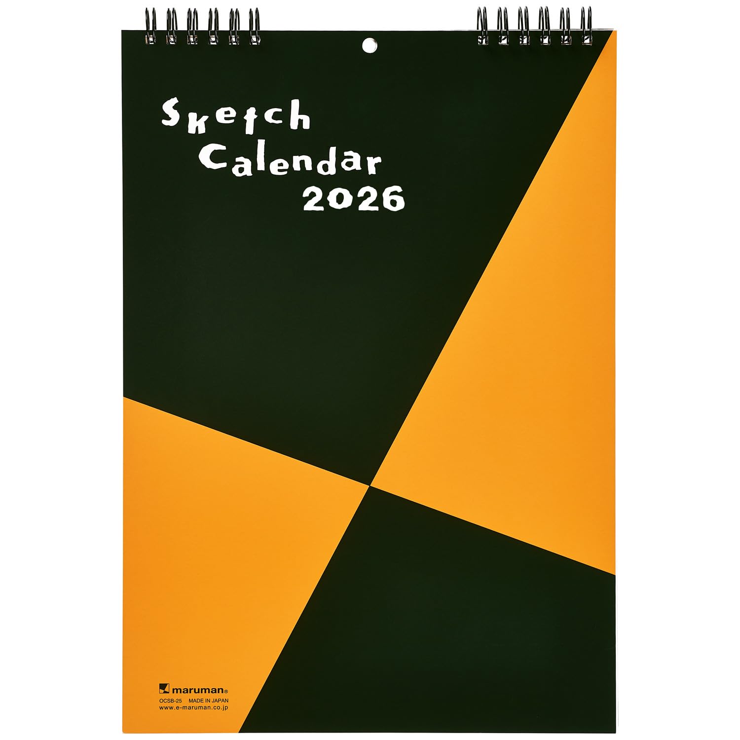 

Maruman 2026 Calendar Wall Hanging Design Drawing Calendar 2025 Sketchbook Day Limited Edition A4 January Start 2026 OCSB-25 белый