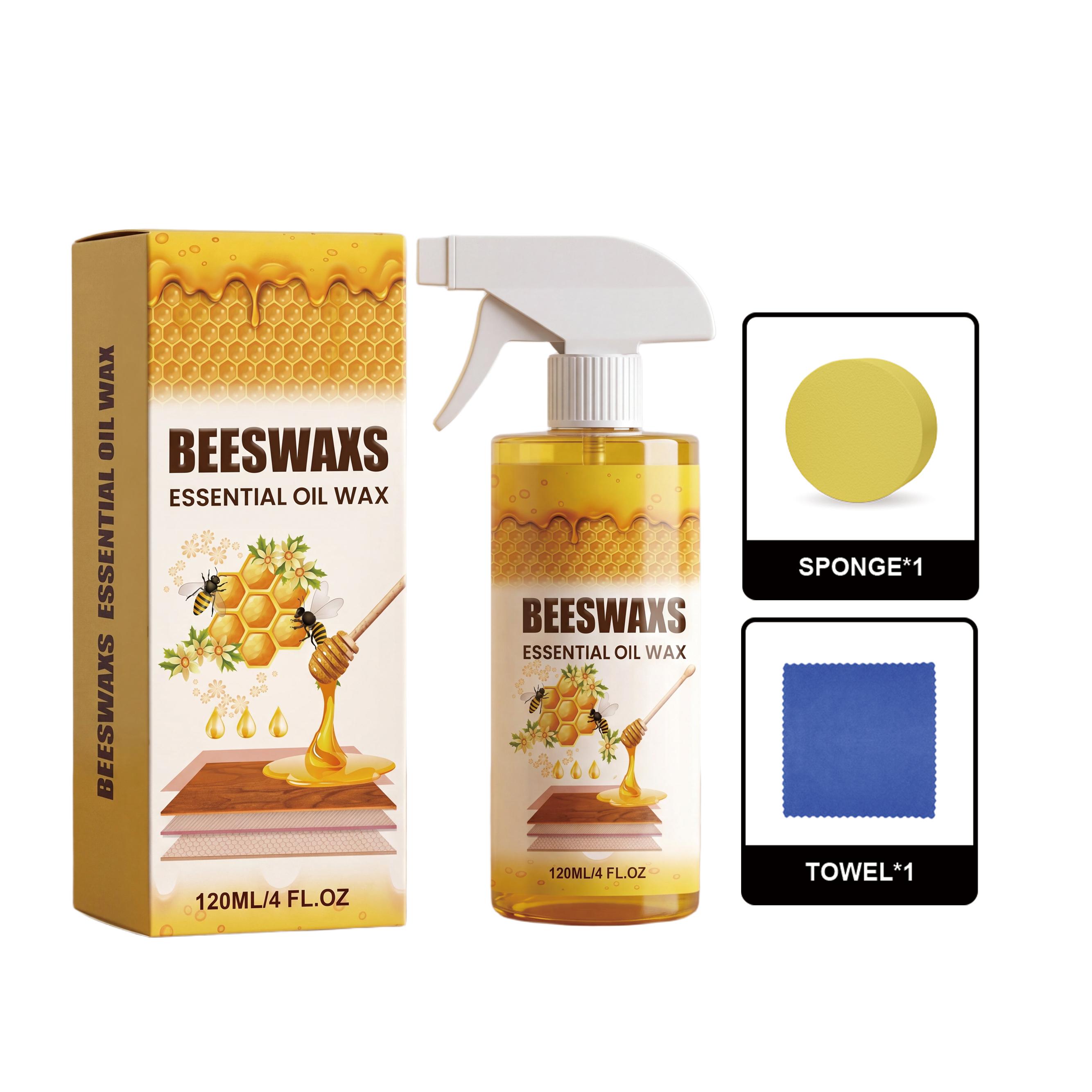 Wood Polishing Beeswax Spray Beeswax Wood Furniture and Floor Stain Removal, Polishing, and Brightening Daily Care Spray
