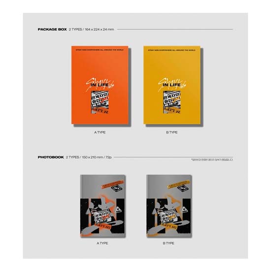 Stray Kids - In Life (A+B SET ver.) Album + 3 gift