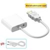 HDMI to VGA Cable Converter with Audio for TV, Monitor, or Projector