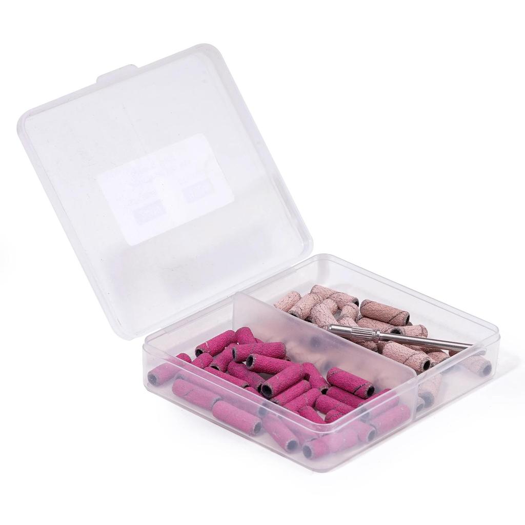 Nail Salon High-Quality Sanding Bands with Stainless Steel Mandrel - Durable, Wear-Resistant Tools