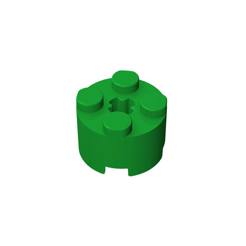 50pcs 3941 Round 2x2 with Axle Hole Building Block Toy Compatible Classic Accessories Construction DIY MOC High-tech Gift